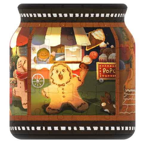 Pintoo AR1002 Gingerbread Man Wonderland - Puzzle Advent Calendar Jigsaw Puzzle
