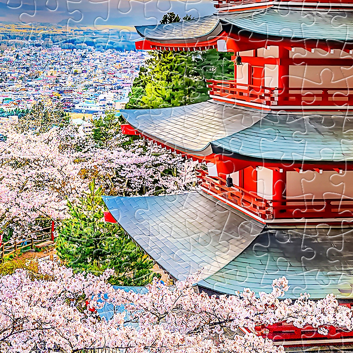 japanese temple jigsaw puzzle