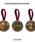 Pintoo A3956 Kitty Angels - Three 3-inch Puzzle Ornaments by Phoenix Chan