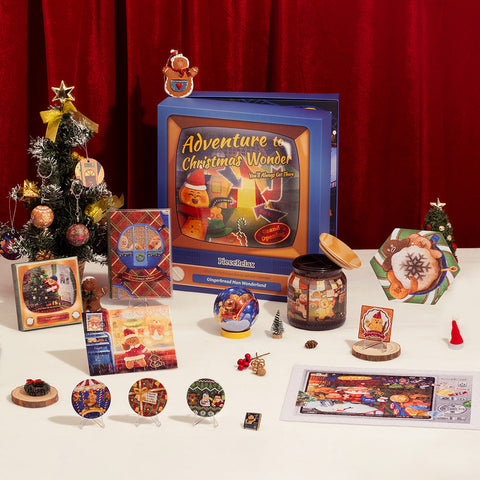 Pintoo AR1002 Gingerbread Man Wonderland - Puzzle Advent Calendar Jigsaw Puzzle