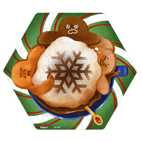 Pintoo AR1002 Gingerbread Man Wonderland - Puzzle Advent Calendar Jigsaw Puzzle