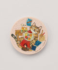 Pintoo D1311 Tabby Cat by Cotton Lionm - 16pcs Jigsaw Puzzle Magnet