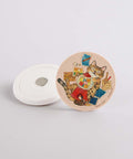 Pintoo D1311 Tabby Cat by Cotton Lionm - 16pcs Jigsaw Puzzle Magnet