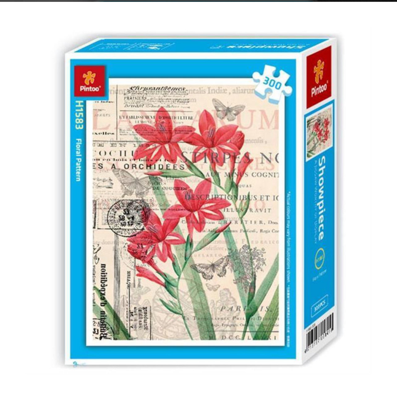 Floral Pattern - 300 Piece Jigsaw Puzzle