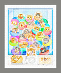 Pintoo H1993 Kittens in Capsule Machine by Kayomi - 500 Piece Jigsaw Puzzle