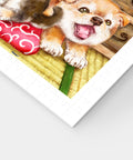 Pintoo H2824 Shiba Family by Kayomi - 1200 Piece Jigsaw Puzzle