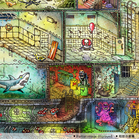 The Night House Maze - 4000 Piece Jigsaw Puzzle Pre Order Only