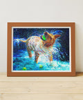 Pintoo H3211 Shaking Yellow Lab by Iris Scott - 1200 Piece Jigsaw Puzzle