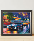 Pintoo H3443 Rain on the Boulevard by Bigelow Illustrations - 2000 Piece Jigsaw Puzzle