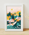 Pintoo H3497 Sunset Walk in the Town by Bea Muller - 1000 Piece Jigsaw Puzzle