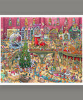 Pintoo H3647 Christmas Factory by Shinji Yamamoto - 2000 Piece Jigsaw Puzzle