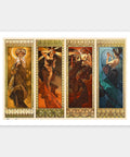 Pintoo H3670 The Moon and the Stars by Alphonse Mucha - 600 Piece Jigsaw Puzzle