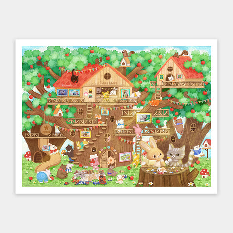 Pintoo H3748 Puzzle Club - 1200 Piece Jigsaw Puzzle by Dreamful Cat