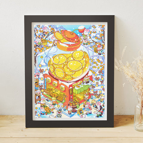 Pintoo H3792 Orange Tea and Snow - 1200 Piece Jigsaw Puzzle by Memeko