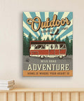 Pintoo HN1276 Retro Poster - Camper Van - 366 Piece Jigsaw Puzzle