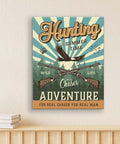 Pintoo HN1277 Retro Poster - Hunting Rifle - 366 Piece Jigsaw Puzzle