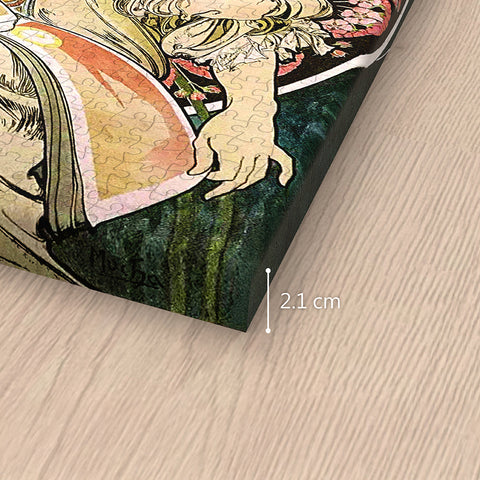 Pintoo HN1425 Reverie, 1897 - 696 Piece Jigsaw Puzzle by Alphonse Mucha