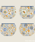 Pintoo K1104 Retro Tiles - Flower Pot Jigsaw Puzzle