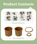 Pintoo K1104 Retro Tiles - Flower Pot Jigsaw Puzzle