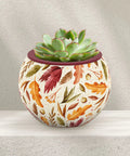 Pintoo K1108 Dancing Leaves in Fall - Flower Pot Jigsaw Puzzle