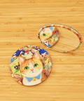 Pintoo PA1002 Java Sparrow ＆ Cat - Puzzle Mirror Jigsaw Puzzle by Cotton Lion
