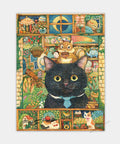 Pintoo Q1173 Cat's Plant Shop - 80 Piece XS Jigsaw Puzzle by Cotton Lion