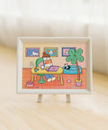 Pintoo Q1319 Daily Life - 80 Piece XS Jigsaw Puzzle by Eat MushRoom