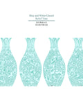 Pintoo S1036 Glazed Relief Vase - 3D Puzzle Vase Jigsaw Puzzle by Blue and White