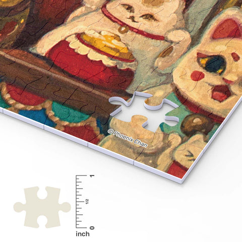 Pintoo U1033 Lucky Cat Shop - 1008 Piece Jigsaw Puzzle by Phoenix Chan