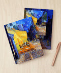 Pintoo YA1004 Cafe Terrace, Place du Forum by Vincent van Gogh - A5 Book Cover