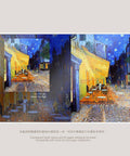 Pintoo YA1004 Cafe Terrace, Place du Forum by Vincent van Gogh - A5 Book Cover