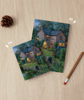 Pintoo YA1007 Old House by The Pond by Evgeny Lushpin - A5 Book Cover