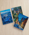 Pintoo YA1007 Old House by The Pond by Evgeny Lushpin - A5 Book Cover