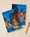 Pintoo YA1008 Snowy Rothenburg Winter Night by Evgeny Lushpin - A5 Book Cover