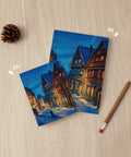 Pintoo YA1008 Snowy Rothenburg Winter Night by Evgeny Lushpin - A5 Book Cover