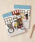 Pintoo YA1010 Incredible Cat World by KORIRI - A Rainy Grocery Shopping Day - A5 Book Cover