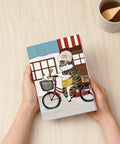 Pintoo YA1010 Incredible Cat World by KORIRI - A Rainy Grocery Shopping Day - A5 Book Cover