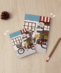 Pintoo YA1010 Incredible Cat World by KORIRI - A Rainy Grocery Shopping Day - A5 Book Cover