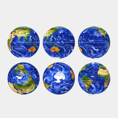 Resplendent Earth - 3D Puzzle Globe Jigsaw Puzzle