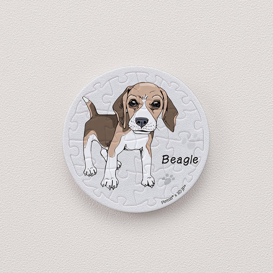 Beagle - 16pcs Jigsaw Puzzle Magnet