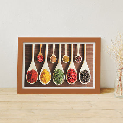 Colorful Spices in Wooden Spoons - 1000 Piece Jigsaw Puzzle