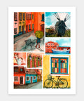 Beautiful Collage of Tranquil Streets - 300 Piece Jigsaw Puzzle