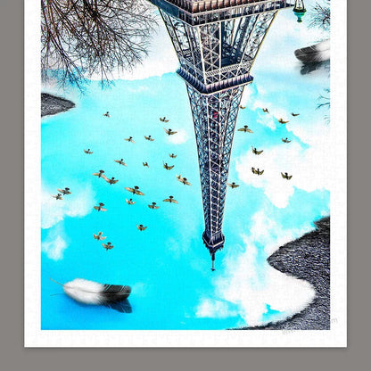 Eiffel Tower - Water Reflection Series - 1000 Piece Jigsaw Puzzle