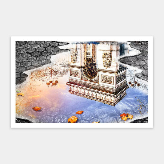 Arch of Triumph - Water Reflection Series - 1000 Piece Jigsaw Puzzle