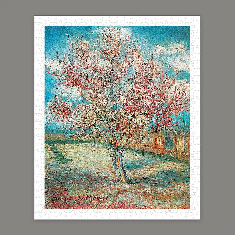 The Pink Peach Tree - 500 Piece Jigsaw Puzzle