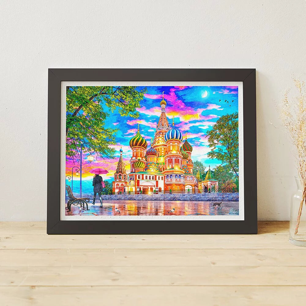 Light Up of St. Basil Cathedral - 1200 Piece Jigsaw Puzzle