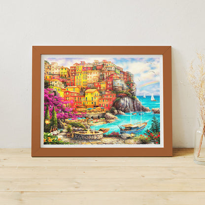 A Beautiful Day at Cinque Terre - 1200 Piece Jigsaw Puzzle