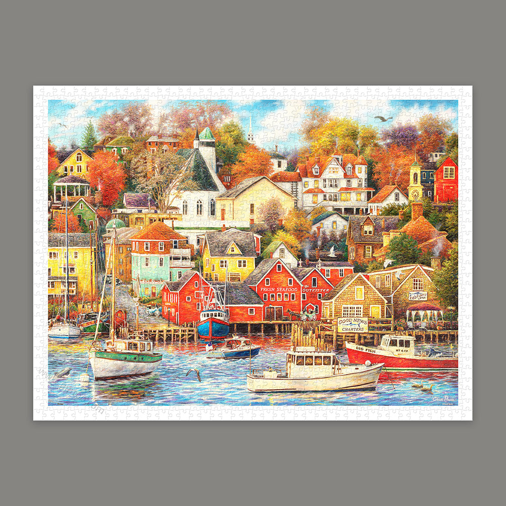 Good Times Harbor - 1200 Piece Jigsaw Puzzle