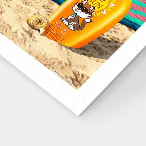Cats On The Beach - 1200 Piece Jigsaw Puzzle
