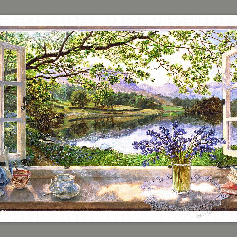 The First Bluebells - 1000 Piece Jigsaw Puzzle